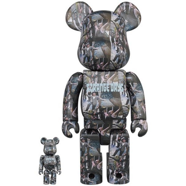 400% & 100% Bearbrick Set - Strange Days (The Doors)