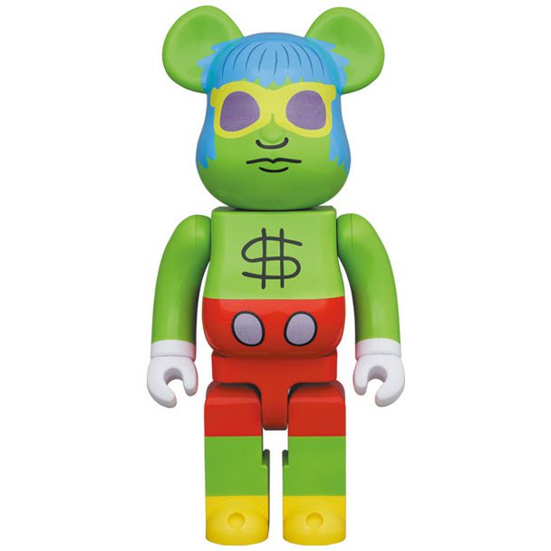 1000% Bearbrick - Andy Mouse (Keith Haring)