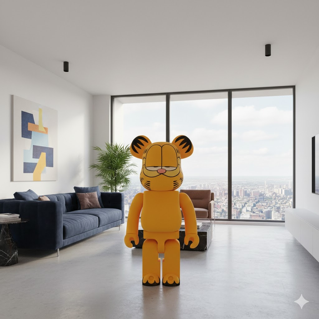1000% Bearbrick Garfield (Flocky Edition) 1000% Bearbrick Garfield (Flocky Edition) - Image 3