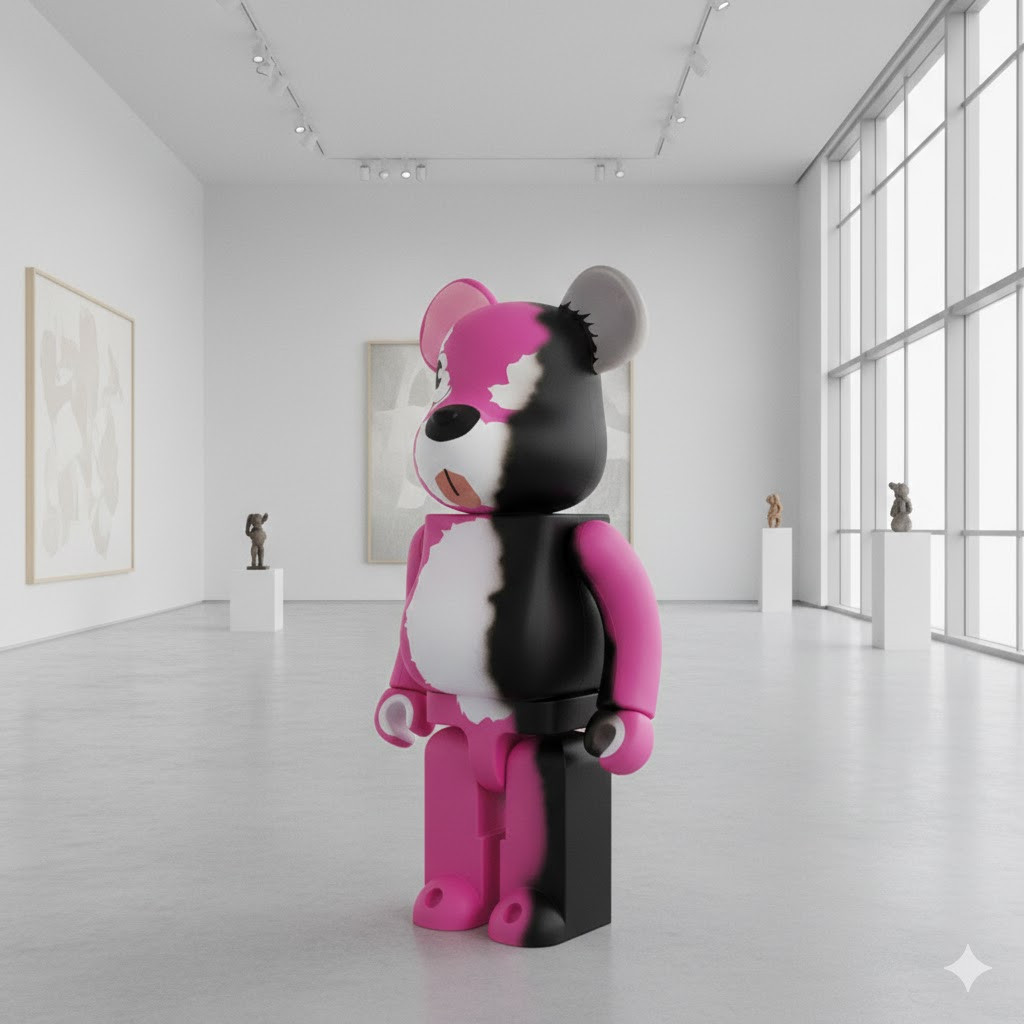1000% Bearbrick Pink Bear (Breaking Bad)