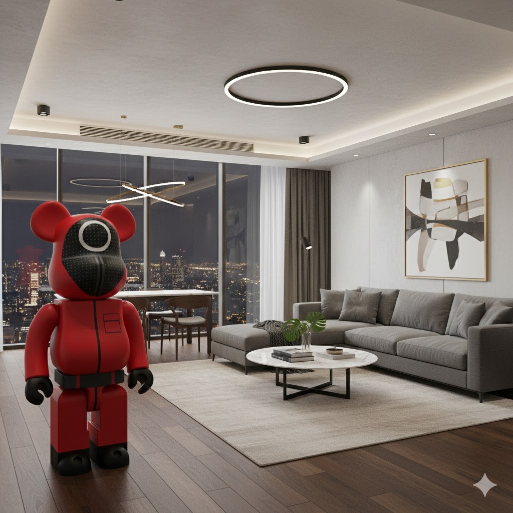 1000% Bearbrick Squid Game (Circle Guard) 1000% Bearbrick Squid Game (Circle Guard) - Image 3