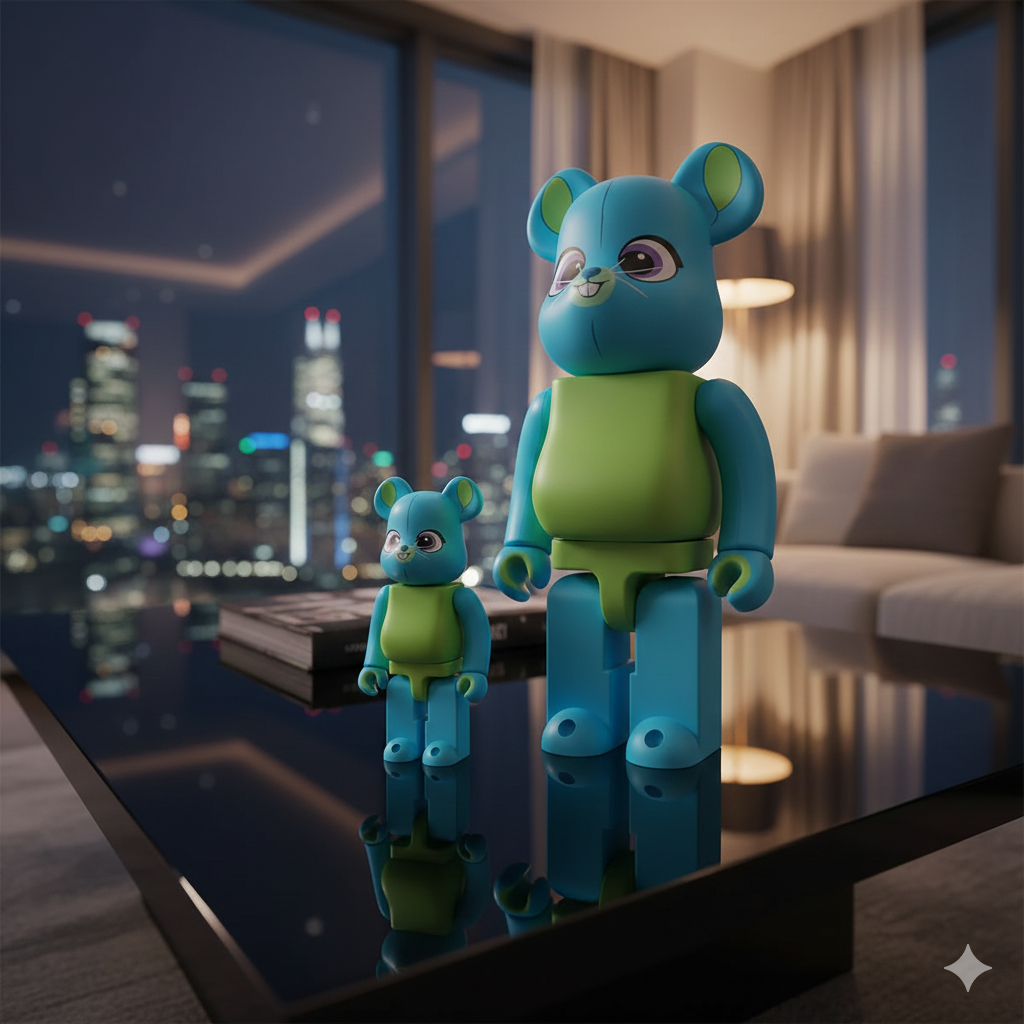 400% & 100% Bearbrick Bunny (Toy Story 4) 400% & 100% Bearbrick Bunny (Toy Story 4) - Image 3