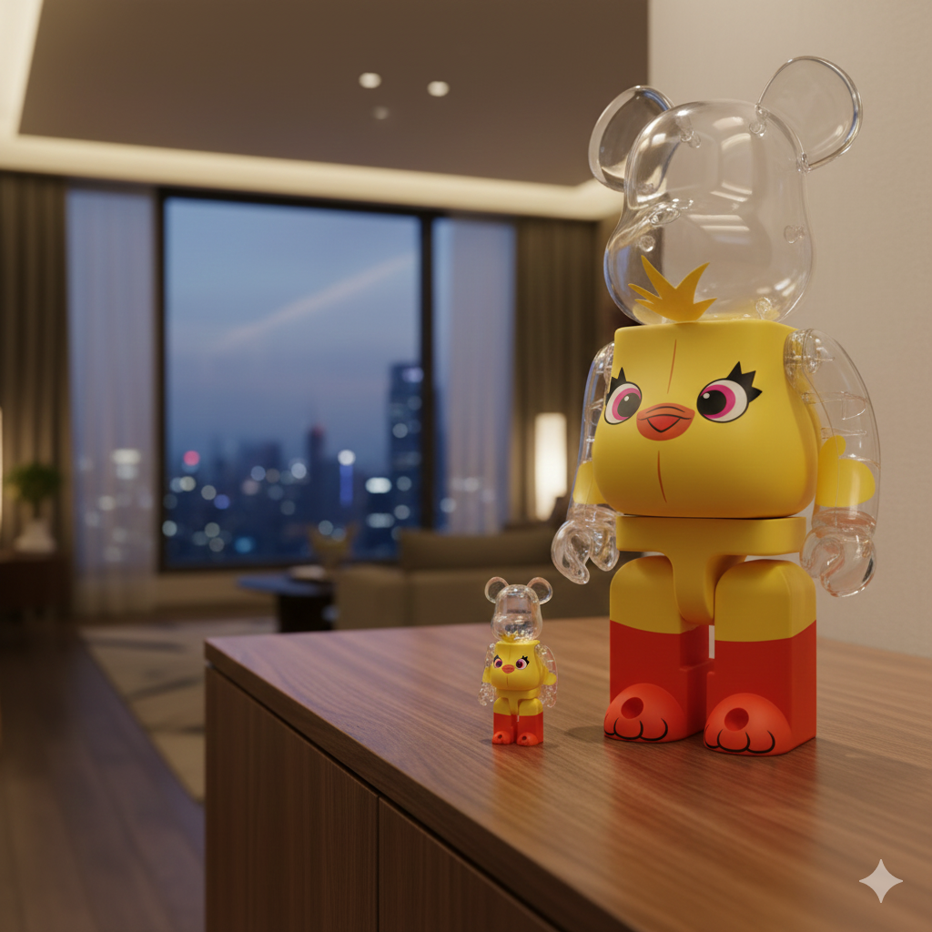 400% & 100% Bearbrick Ducky (Toy Story 4) 400% & 100% Bearbrick Ducky (Toy Story 4) - Image 3