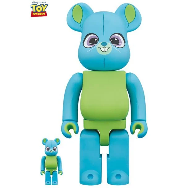 400% & 100% Bearbrick Set - Bunny (Toy Story 4)