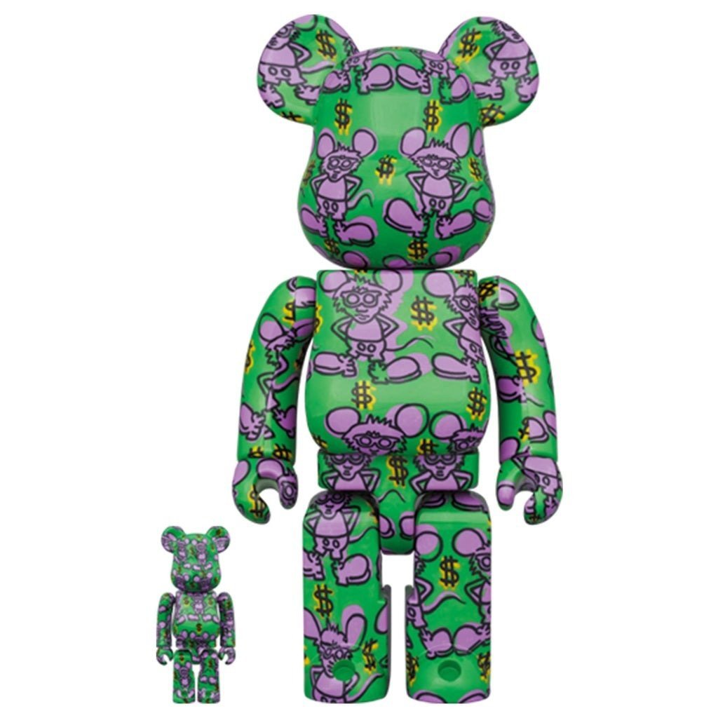 400% & 100% Bearbrick set - Keith Haring v11