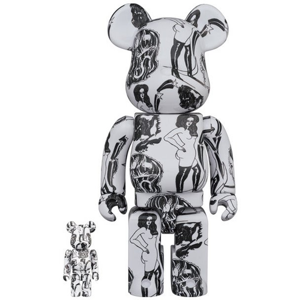 400% & 100% Bearbrick Set - Planet (Saiko Otake)