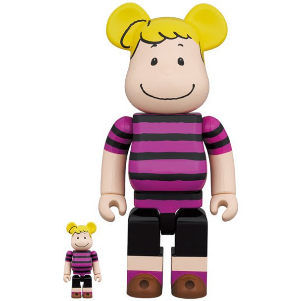 400% & 100% Bearbrick set - Schroeder (Peanuts)