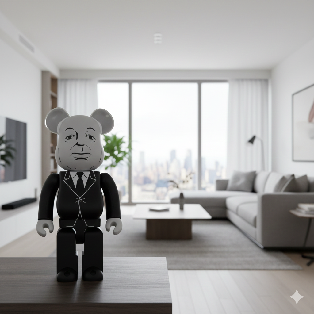 400% Bearbrick Alfred Hitchcock 400% Bearbrick Alfred Hitchcock - Image 3