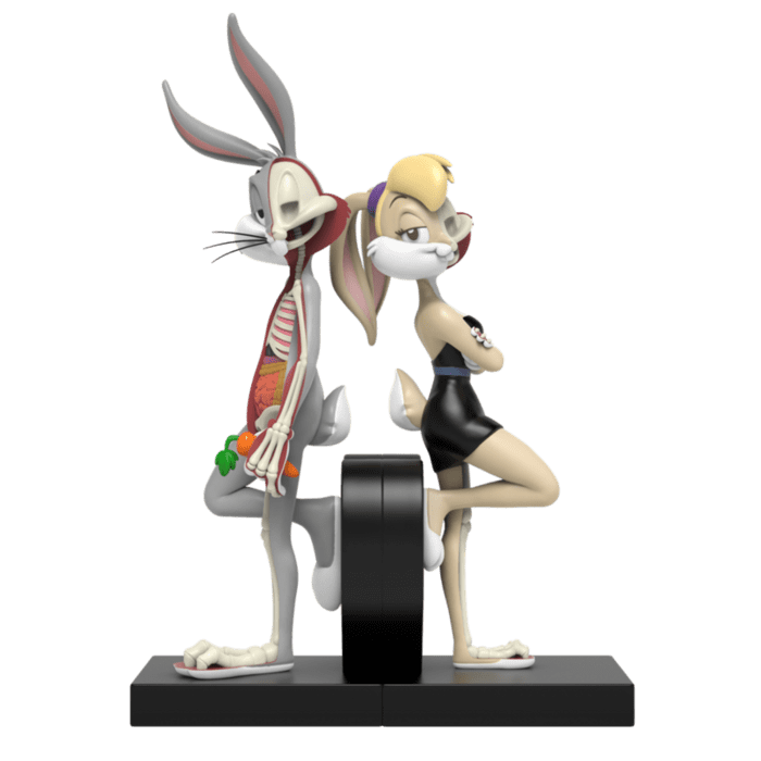 Bugs Bunny and Lola Bunny XXRAY Plus by Jason Freeny