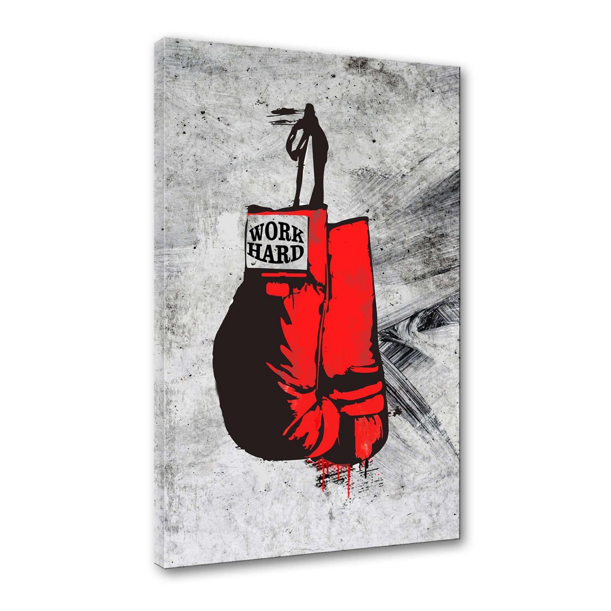 Work hard Canvas Image (80cm x 120cm)