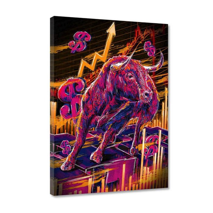 Bull Market - Canvas Image (80cm x 120cm)