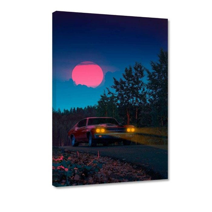 Night Drive - Canvas Image (80cm x 120cm)