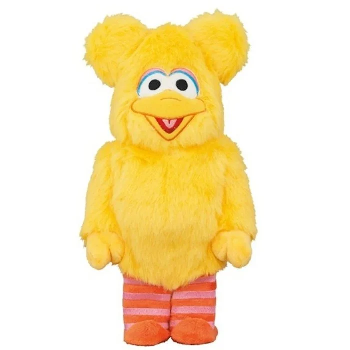 400% Bearbrick set - Big Bird (Sesame Street- Costume Version)