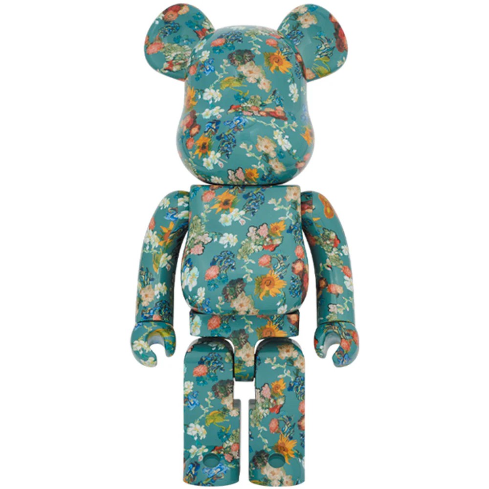 1000% Bearbrick – Vincent Van Gogh (50th Anniversary – Floral Pattern)