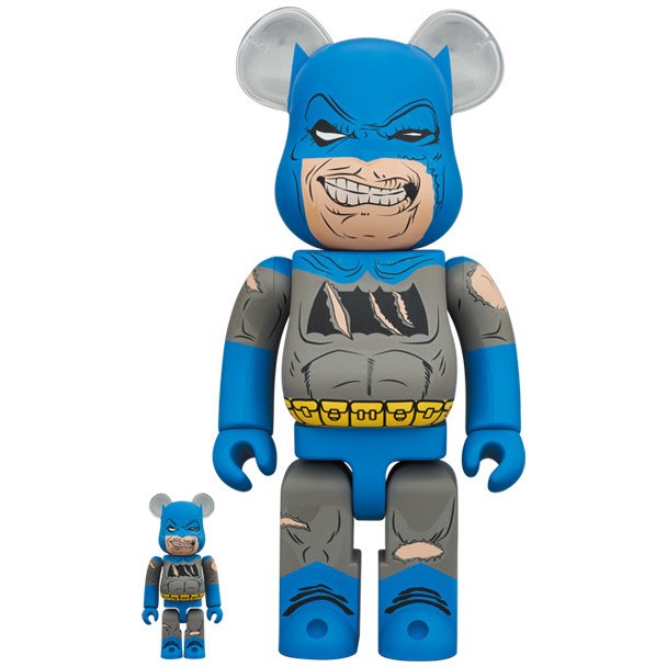 400% & 100% Bearbrick Set - Batman (The Dark Knight Triumphant)