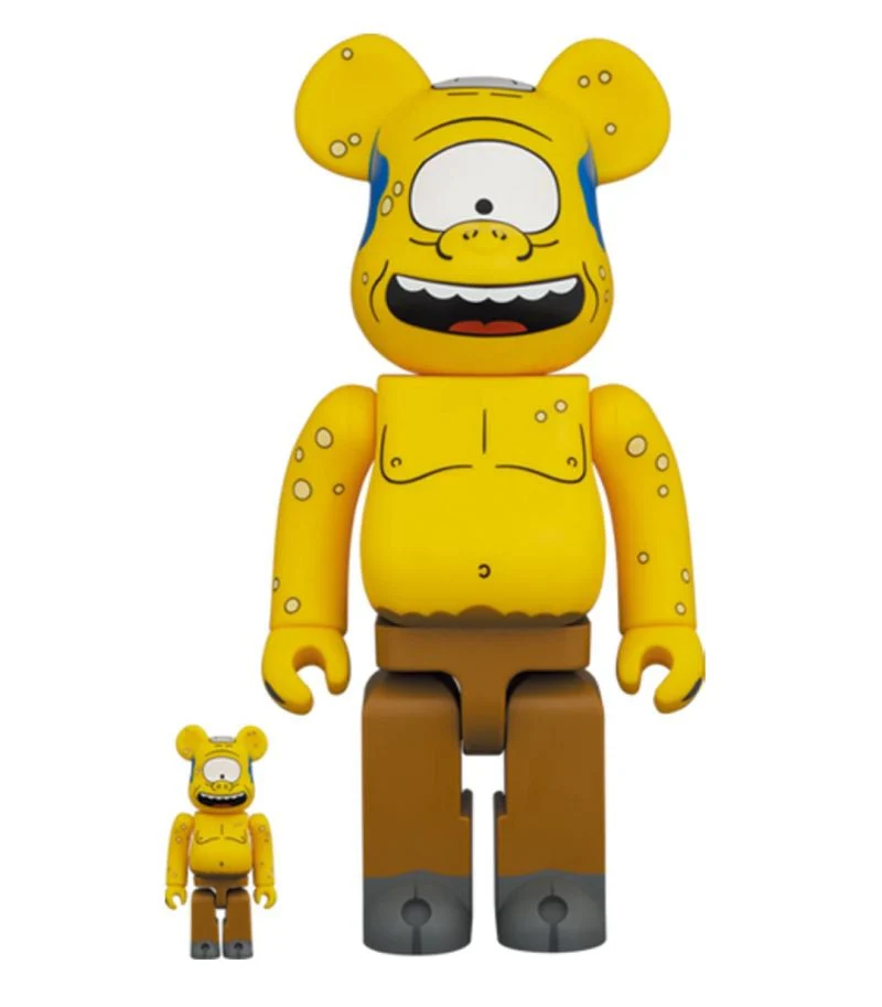 400% & 100% Bearbrick The Simpsons Cyclops Wiggum