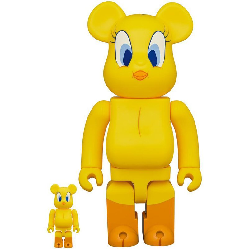 400% & 100% Bearbrick Tweety