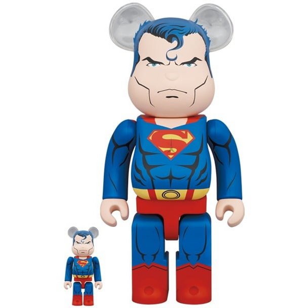 400% & 100% Bearbrick set - Superman