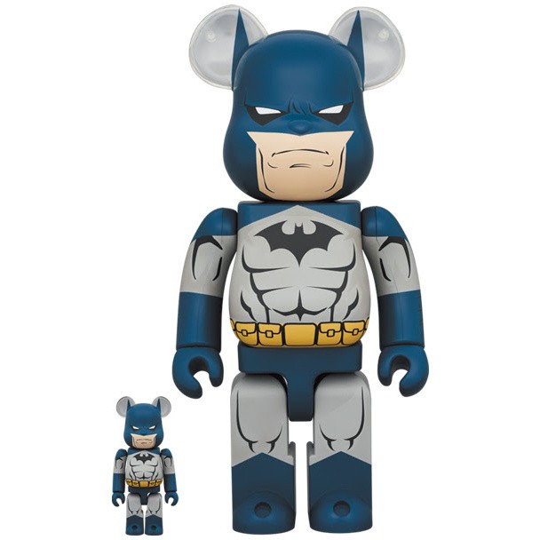 400% & 100% Bearbrick set - Batman (Hush)