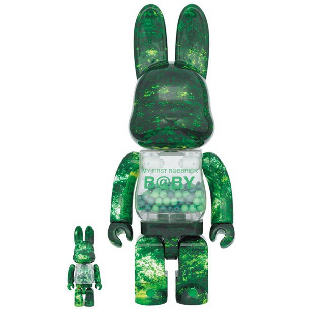 400% & 100% Rabbrick set - My First Rabbrick Baby (Forest Green)