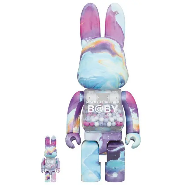 400% & 100% Rabbrick My First Rabbrick Baby (Purple Marble)