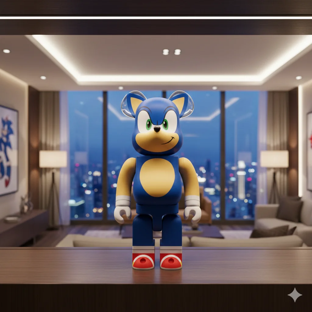 400% Bearbrick Sonic the Hedgehog