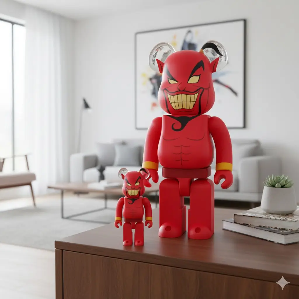 400% & 100% Bearbrick Aladdin Jafar