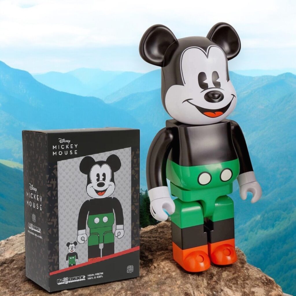 1000 bearbrick mickey mouse with box