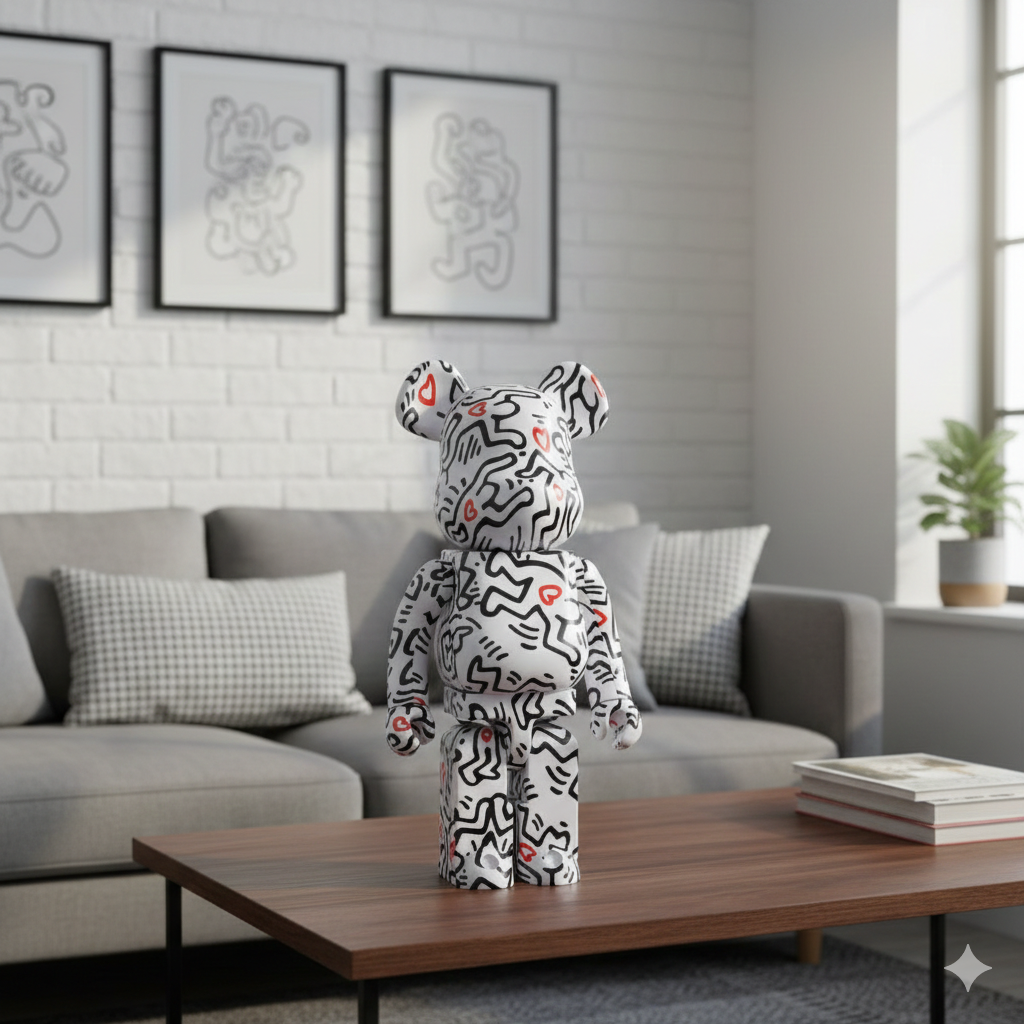 1000% Bearbrick Keith Haring 8
