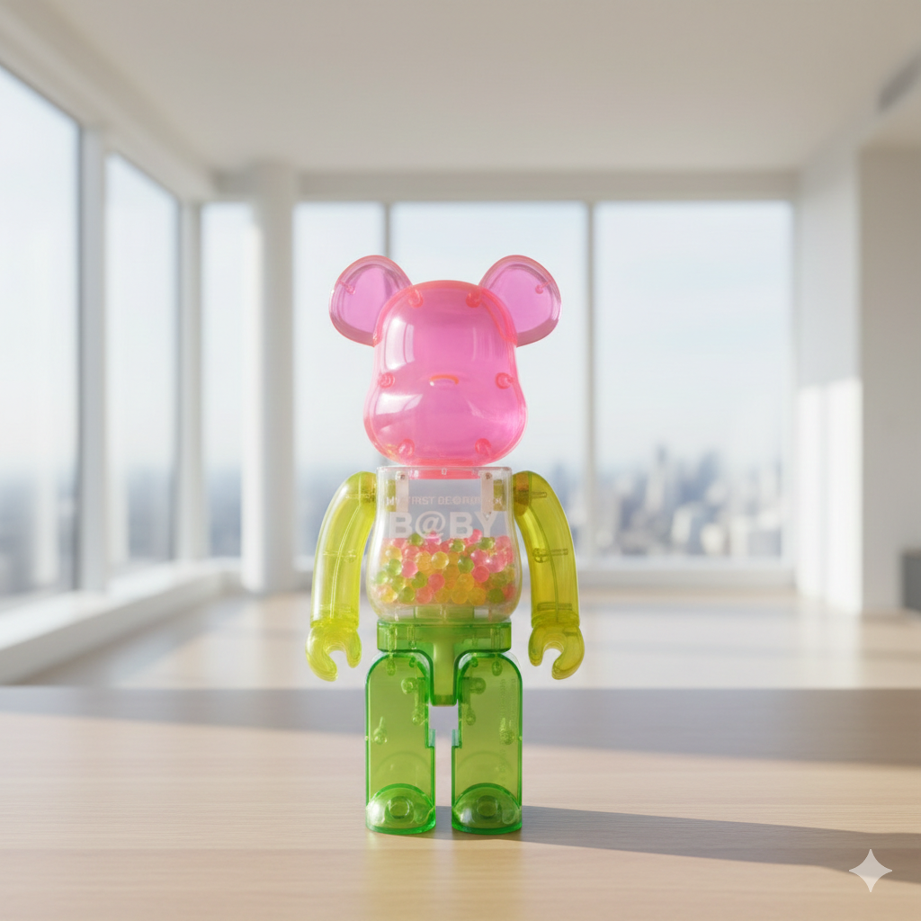 1000% Bearbrick My First Bearbrick Baby 1st Colour Clear