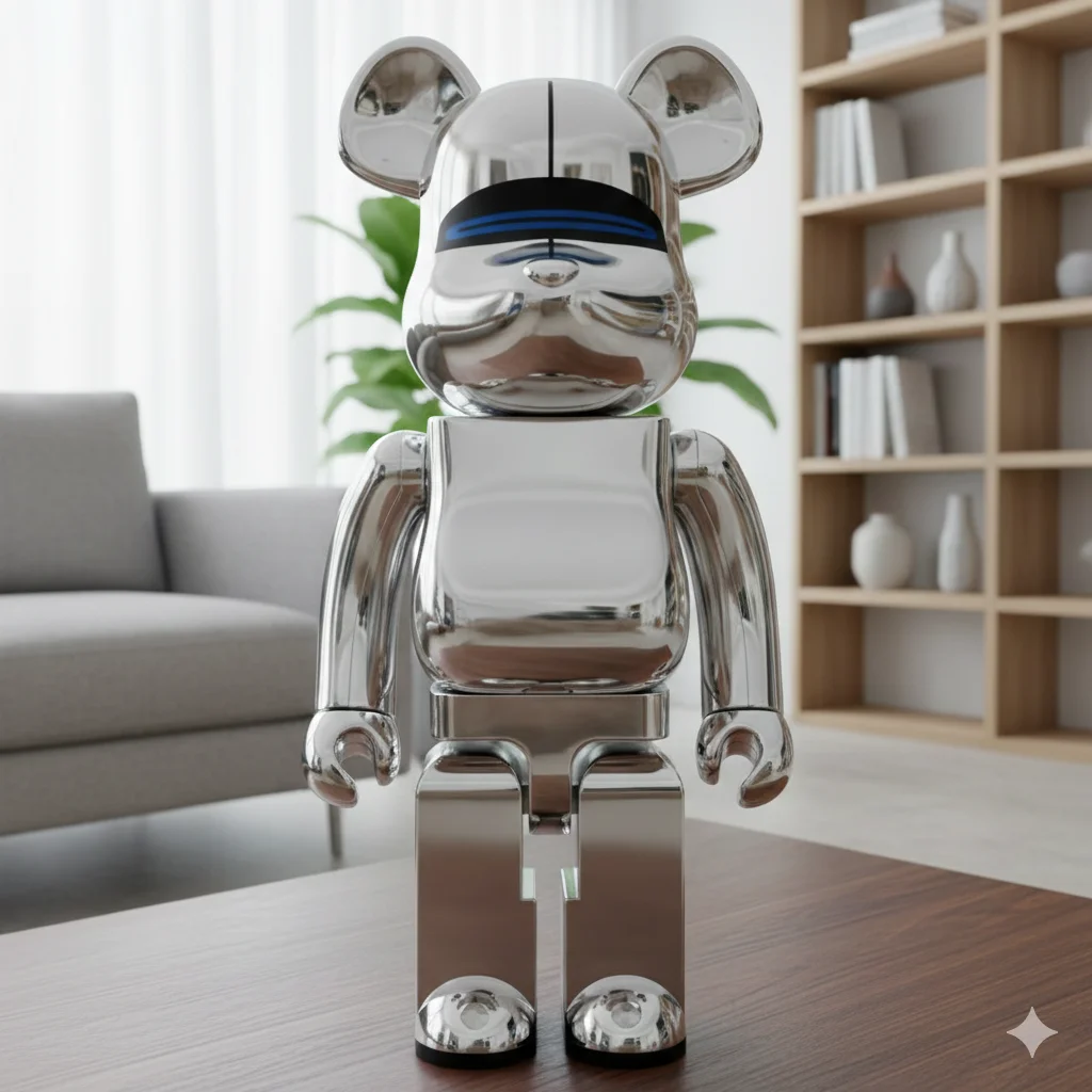 1000% Bearbrick Sorayama Light Version
