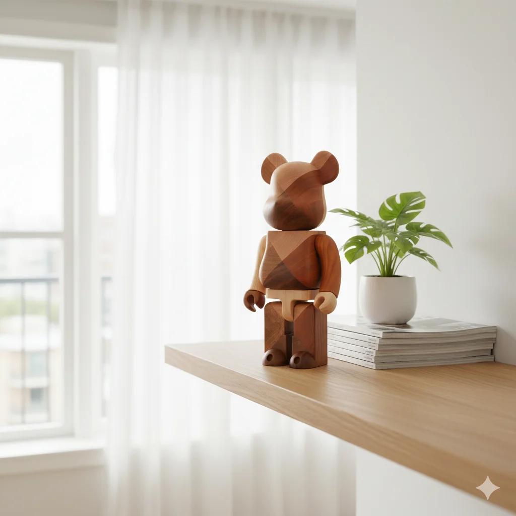 400% Bearbrick Karimoku 1/4 Different Types Of Wood