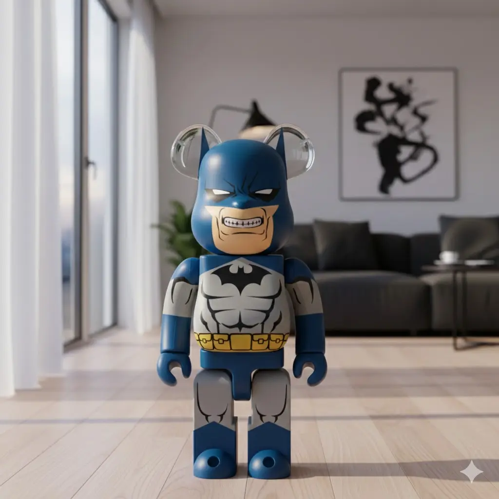400% Bearbrick Batman Hush Blue Version