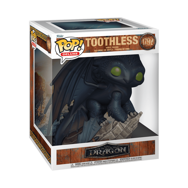 FUNKO POP! Deluxe Vinyl Figure: How To Train Your Dragon - Toothless FUNKO POP! Deluxe Vinyl Figure: How To Train Your Dragon - Toothless
