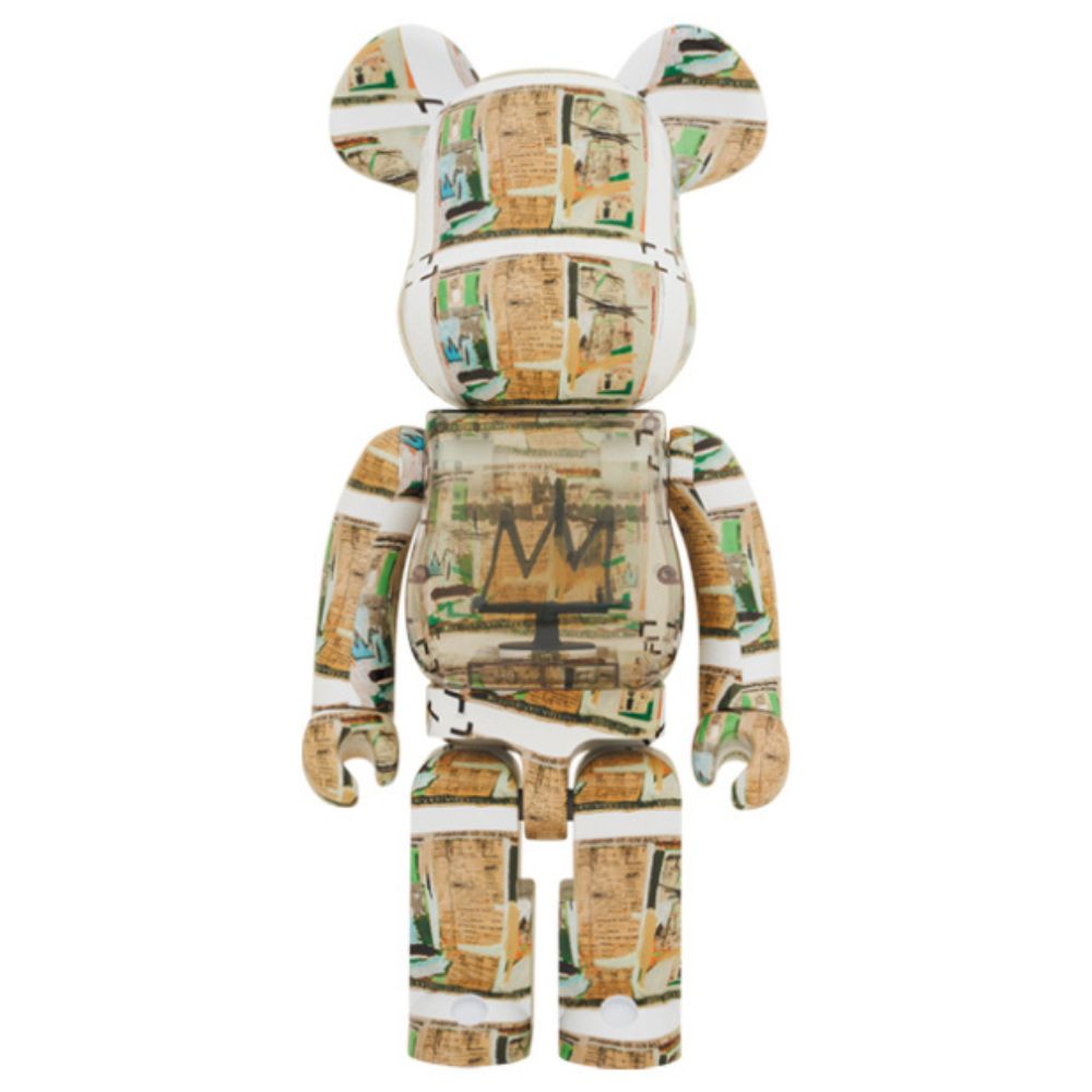 1000% Bearbrick Jean-Michel Basquiat “King Pleasure” (PRE-ORDER) BEARBRICK 1000% Jean-Michel Basquiat King Pleasure collectible figure by Medicom Toy in large display format with artistic designer style.