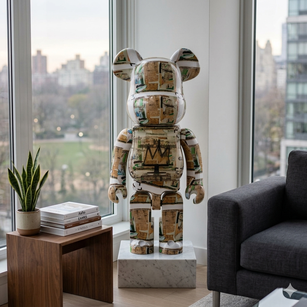 1000% Bearbrick Jean-Michel Basquiat “King Pleasure” (PRE-ORDER) 1000% Bearbrick Jean-Michel Basquiat “King Pleasure” (PRE-ORDER) - Image 2