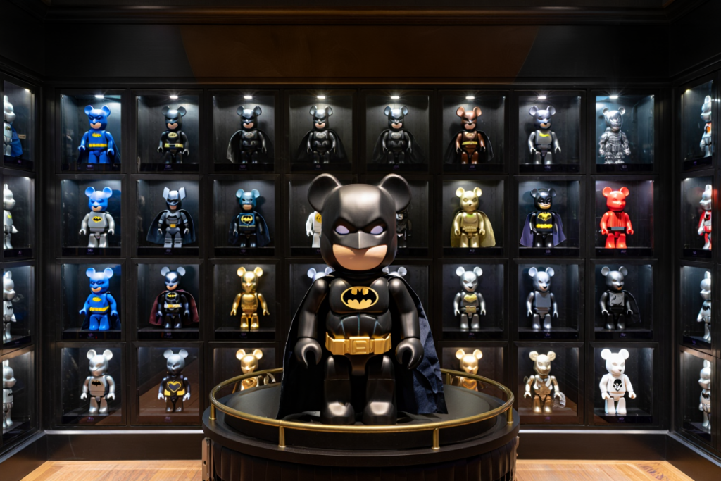 Batman Bearbrick: Every Version, Every Detail, and Why Gotham's Dark Knight Became a Collector's Obsession Batman and Joker Bearbrick figures from Batman The Animated Series — Medicom Toy 400% collectible set display