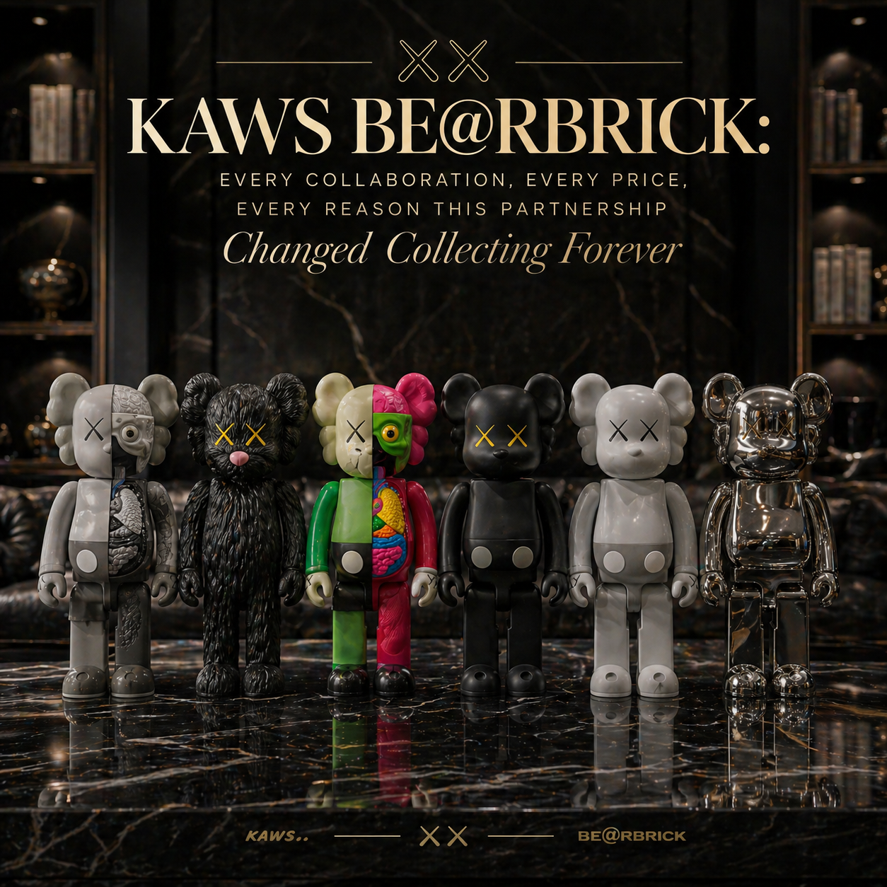 KAWS Bearbrick: Every Collaboration, Every Price, Every Reason This Partnership Changed Collecting Forever KAWS Bearbrick 1000% Dissected Companion grey — limited edition Medicom Toy x KAWS figure with signature X eyes