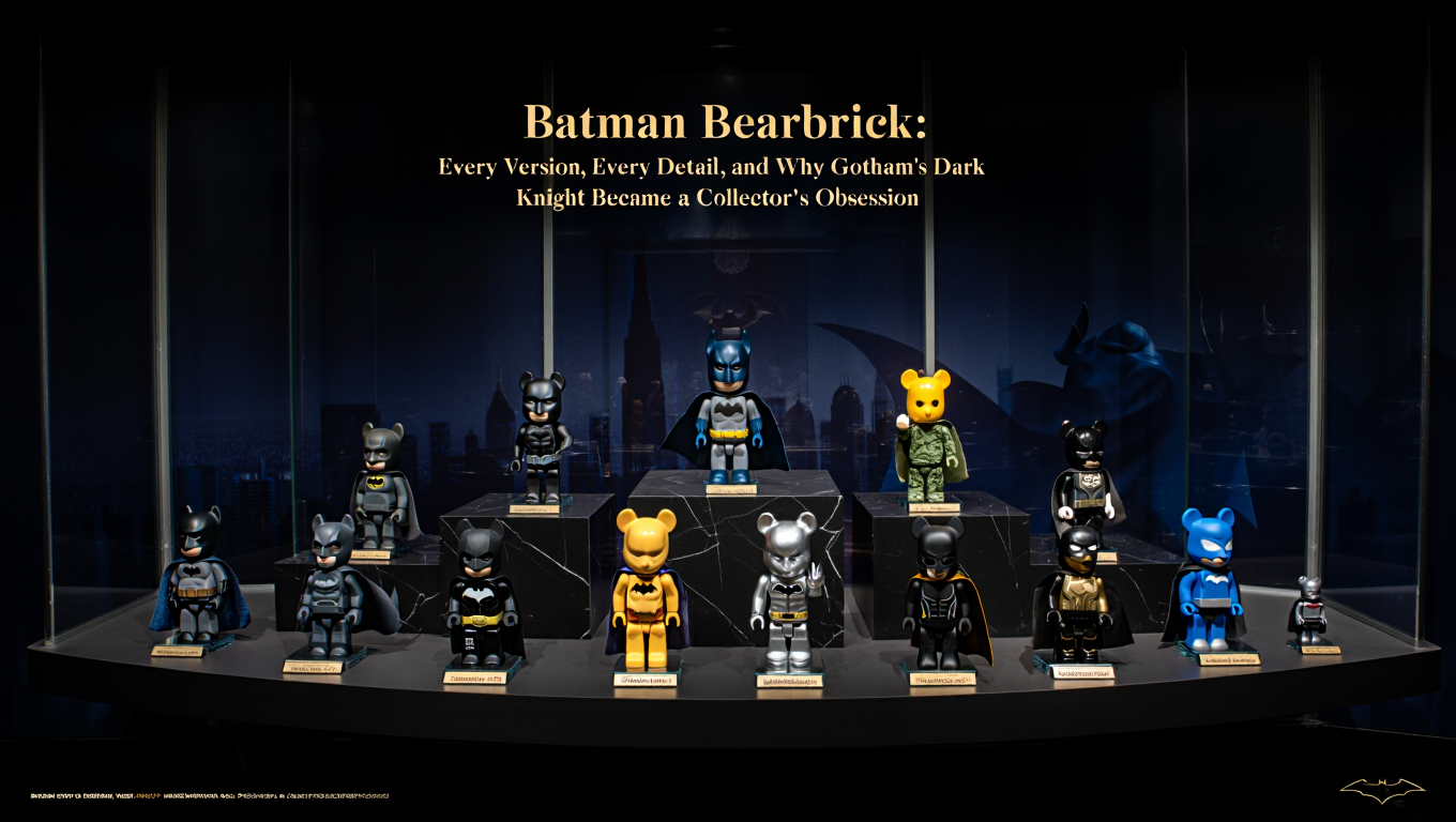 Batman Bearbrick: Every Version, Every Detail, and Why Gotham's Dark Knight Became a Collector's Obsession Batman Bearbrick 1000% Hush Version by Medicom Toy — DC Comics limited edition collectible figure in grey and blue suit with yellow utility belt