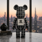 Chanel Bearbrick 1000%: What Makes It the Most Wanted Figure in the World Chanel Bearbrick 1000% original box and certificate of authenticity — numbered limited edition 2006 Medicom Toy
