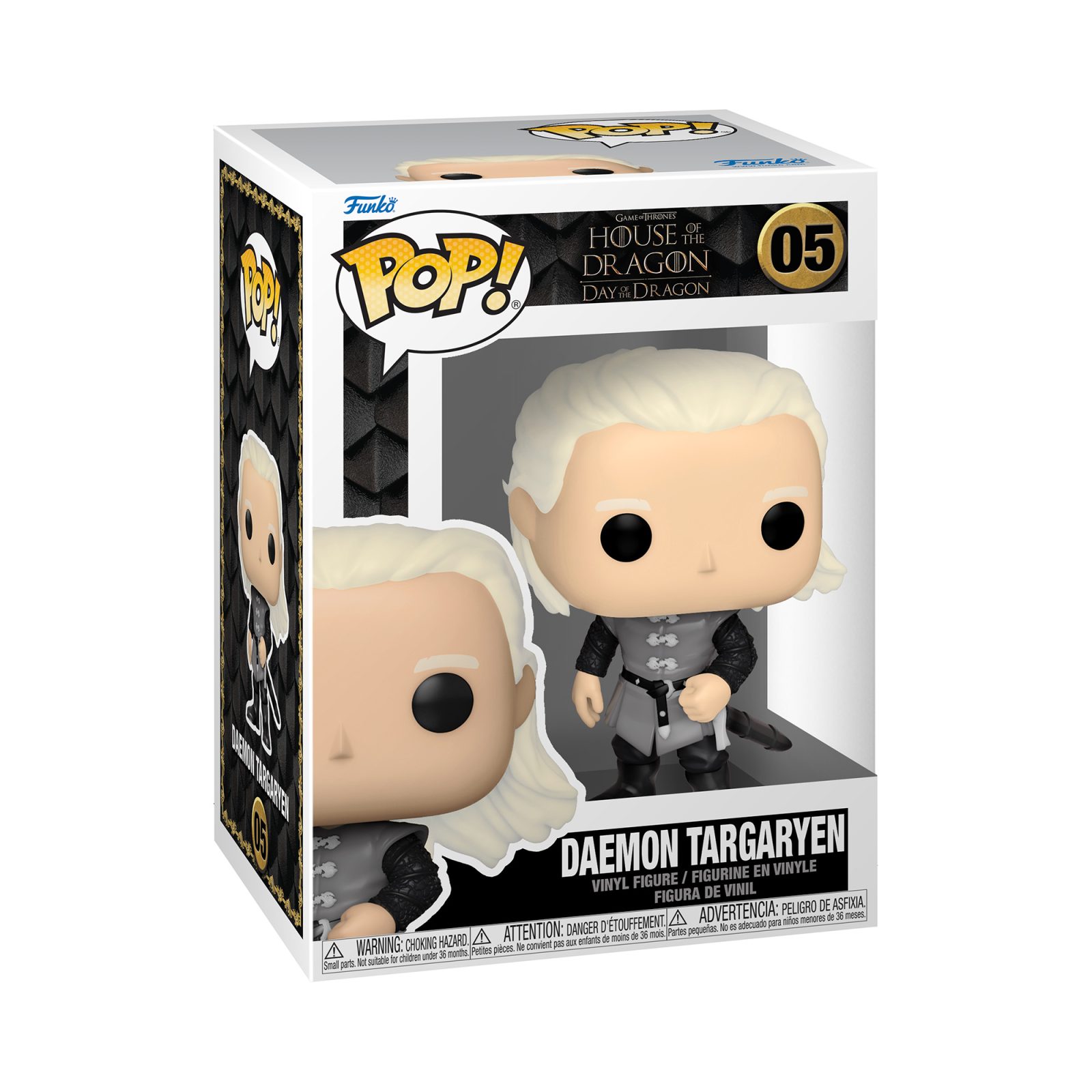 FUNKO POP! Vinyl Figure: House of The Dragon - Daemon Targaryen, 10 cm FUNKO POP! Vinyl Figure: House of The Dragon - Daemon Targaryen, 10 cm