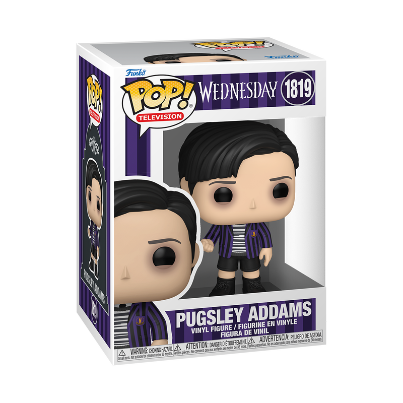 FUNKO POP! Vinyl Figure: Wednesday - Pugsley Addams (Nevermore Uniform) FUNKO POP! Vinyl Figure: Wednesday - Pugsley Addams (Nevermore Uniform)