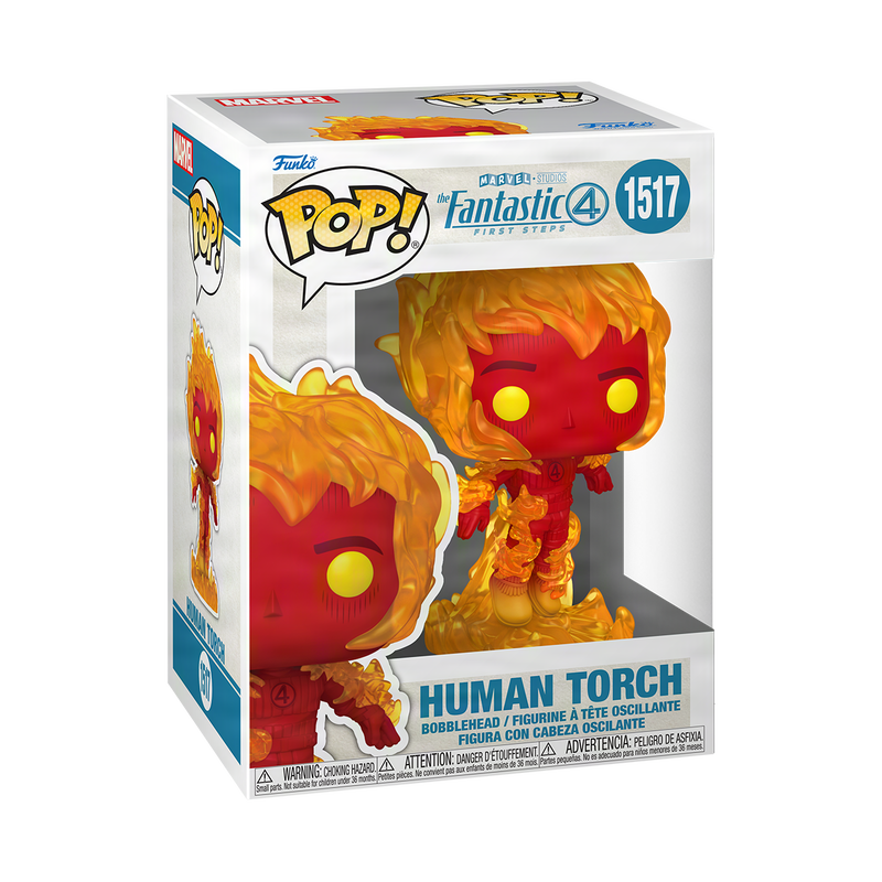 FUNKO POP! Vinyl Figure: Marvel: The Fantastic Four: First Steps - Human Torch FUNKO POP! Vinyl Figure: Marvel: The Fantastic Four: First Steps - Human Torch