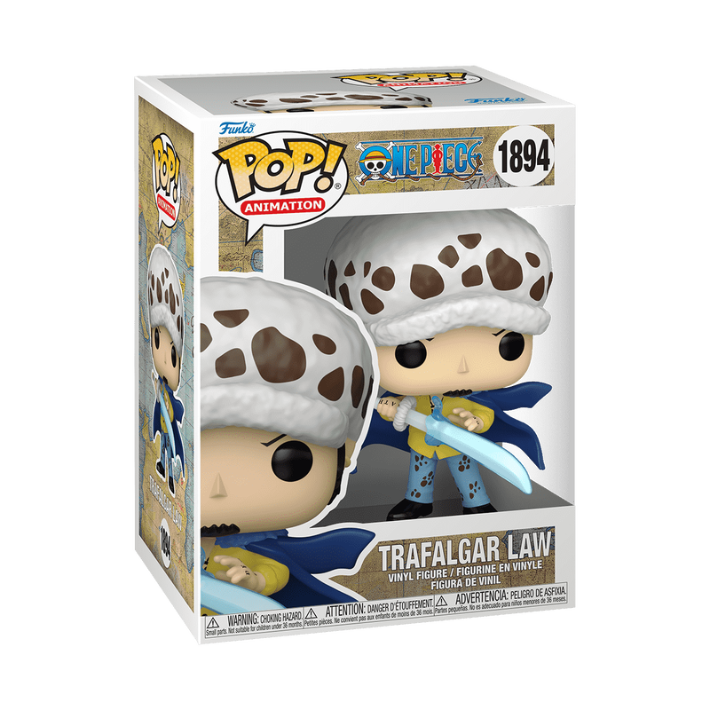 FUNKO POP! Vinyl Figure: One Piece - Trafalgar D. Water Law FUNKO POP! Vinyl Figure: One Piece - Trafalgar D. Water Law