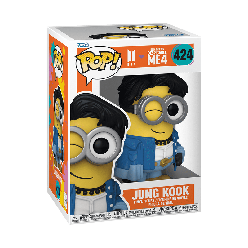 FUNKO POP! Vinyl Figure: BTS x Despicable Me 4 - Jung Kook FUNKO POP! Vinyl Figure: BTS x Despicable Me 4 - Jung Kook