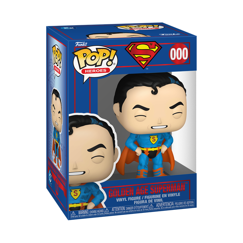 FUNKO POP! Vinyl Figure: DC - Golden Age Superman FUNKO POP! Vinyl Figure: DC - Golden Age Superman