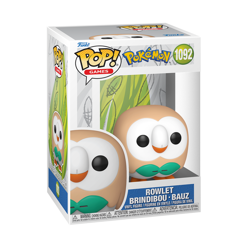 FUNKO POP! Vinyl Figure: Pokemon - Rowlet FUNKO POP! Vinyl Figure: Pokemon - Rowlet