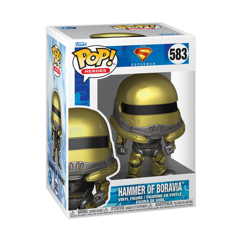 FUNKO POP! Vinyl Figure: DC: Superman (2025) - Hammer of Boravia (w/ Chase) FUNKO POP! Vinyl Figure: DC: Superman (2025) - Hammer of Boravia (w/ Chase)