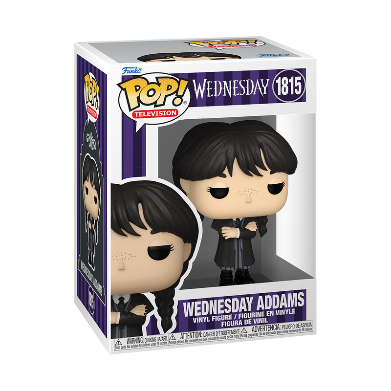 FUNKO POP! Vinyl Figure: Wednesday - Wednesday Addams (Black Coat) FUNKO POP! Vinyl Figure: Wednesday - Wednesday Addams (Black Coat)