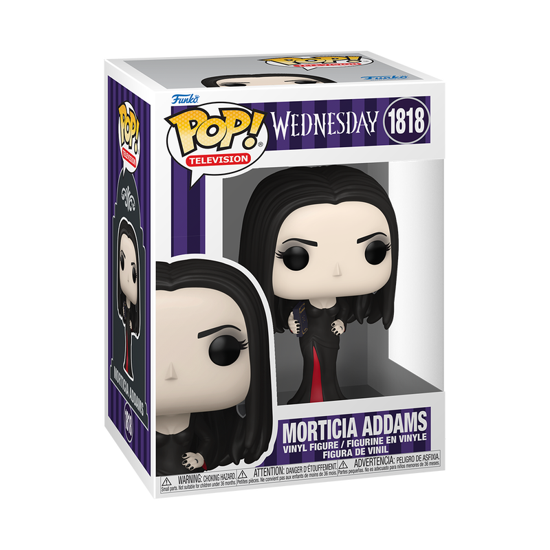 FUNKO POP! Vinyl Figure: Wednesday - Morticia Addams with Book of Shadows FUNKO POP! Vinyl Figure: Wednesday - Morticia Addams with Book of Shadows